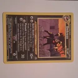 Pokemon Umbreon 32/75 Neo Discovery Rare Regular Unlimited English TCG Card - Image 2