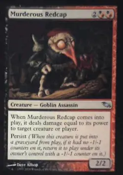 Murderous Redcap - Shadowmoor: #192, Magic: The Gathering Nm C281 - Image 1