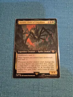 MTG LOTR Shelob Child of Ungoliant EXTENDED ART #374 Lord of the Rings Magic - Image 1