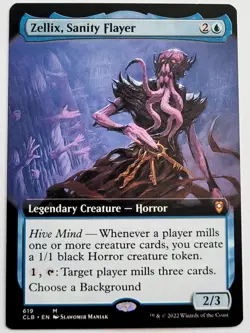 MTG Zellix Sanity Flayer (Extended Art) - Commanders Legends Baldur's Gate - NM - Image 1