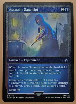 Assassin Gauntlet (Foil Etched) MTG: Assassin's Creed Etched Foil - US SELLER - Image 1