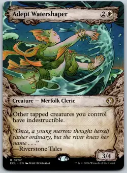 Adept Watershaper (Showcase) R Lorwyn Eclipsed 297 NM - Image 1