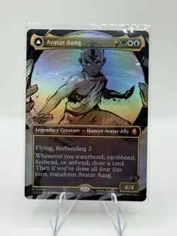 Avatar Aang (Borderless) Foil Avatar: The Last Airbender Magic The Gathering MTG - Image 1
