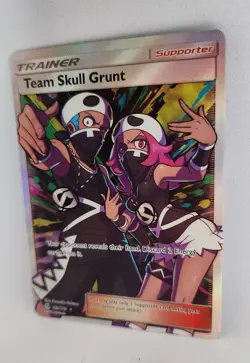POKEMON TCG TEAM SKULL GRUNT 149/149 SECRET RARE HOLO SUN & MOON - NM - Image 3