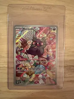 Morpeko 206/182 SV04: Paradox Rift Holo Pokemon TCG 2023 Full Art Holo - Image 1