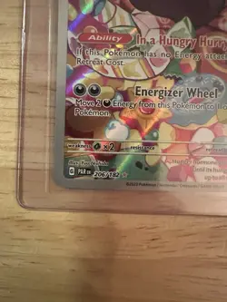 Morpeko 206/182 SV04: Paradox Rift Holo Pokemon TCG 2023 Full Art Holo - Image 5
