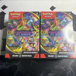 2x Mega Charizard X ex Ultra Premium Collection Box 2 Phantasmal Flames Booster - Image 2