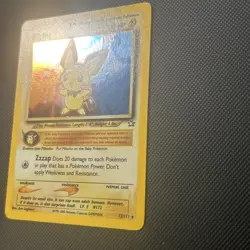 Pokemon TCG Neo Genesis Pichu 12/111 Holo Rare Unlimited NM/MT Swirl - Image 3