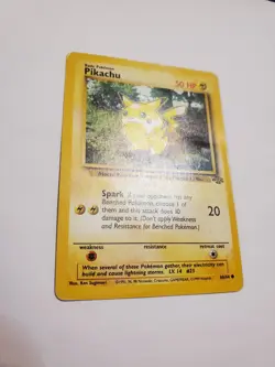 Pikachu 60/64 HP Jungle Unlimited 2nd Print Pokemon TCG Vintage - Image 2