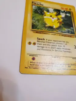 Pikachu 60/64 HP Jungle Unlimited 2nd Print Pokemon TCG Vintage - Image 4
