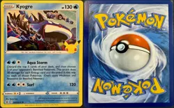 Kyogre 3/25 Holo Rare Pokemon TCG Celebrations CEL 2021 Stamp NM English - Image 2