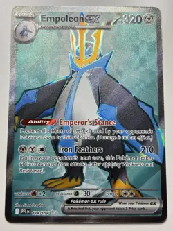 Pokemon Empoleon ex Ultra Rare Near Mint Phantasmal Flames 114/094 NM - Image 1