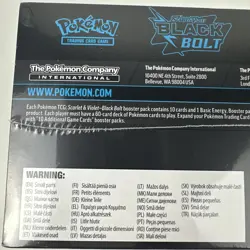 Pokemon TCG Scarlet & Violet: Black Bolt - Elite Trainer Box ETB - SEALED NEW - Image 3