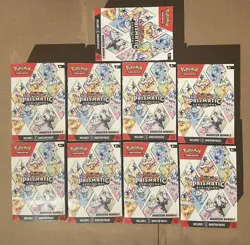 Pokemon TCG Prismatic Evolutions Booster Bundle x9 boxes - New & Sealed - Image 1