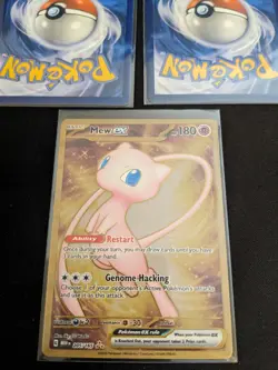 Pokemon TCG 151 UPC Promo Set Mew 053, Mewtwo 052, Metal Mew 205 Near Mint - Image 5