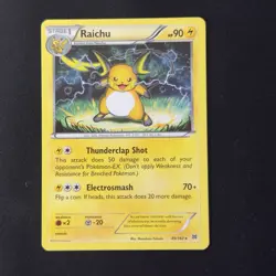Raichu 49/162 Rare Breakthrough Non-Holo Pokemon TCG English - Image 1