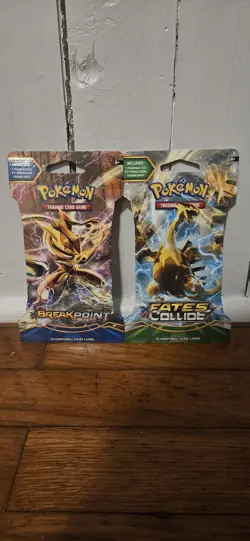 Pokemon TCG: XY BREAKpoint And Fates Collide Sleeved Booster Packs 820650800702 - Image 1