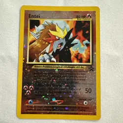 1999 Pokemon Wizards Black Star Promos Entei #34 - Image 1