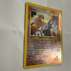 1999 Pokemon Wizards Black Star Promos Entei #34 - Image 3