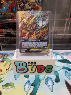 Pokemon TCG Moltres Zapdos Articuno GX SM210 Hidden Fates Promo - Image 1