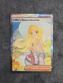 Lillie s Determination 184/132 SIR ME: Mega Evolution Pokemon TCG MINT+ - Image 1