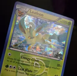 Pokemon TCG - LEAFEON #11 - CRACKED ICE HOLO PROMO - PLASMA FREEZE 2013 - MP/LP - Image 2
