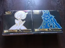 Pokemon Mega Evolution Pokemon Center Elite Trainer Box ETB Set of 2 Sealed - Image 1