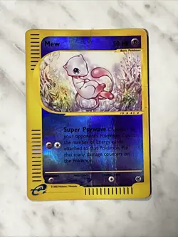 Mew 55/165 Reverse Holo Pokemon TCG HP Damaged! - Image 3