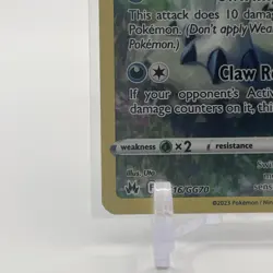 2023 POKEMON ABSOL #GG16 CROWN ZENITH GALARIAN GALLERY FULL ART - NM - Image 4