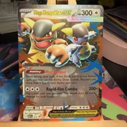 Mega Kangaskhan ex 025 Mega Evolution Black Star Promo Holo Pokemon TCG MINT - Image 1