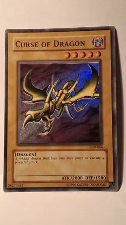 Curse of Dragon LOB-066 The Legend of Blue Eyes White Dragon Unlimited - Image 1