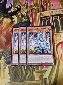 3X Zaborg The Mega Monarch NM - Common - OP28-EN016 Yugioh - Image 1