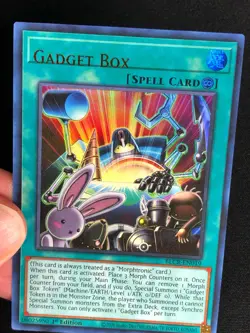 YUGIOH MISPRINT! GADGET BOX BLCR-EN019 1ST ULTRA (NM) - Image 1