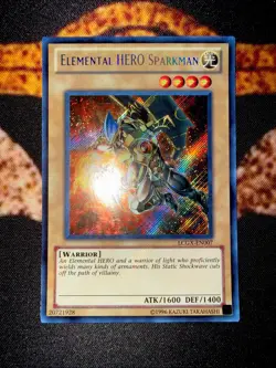 🔥YUGIOH • ELEMENTAL HERO SPARKMAN • SECRET RARE • LCGX-EN002 • UNLIMITED • NM🔥 - Image 5