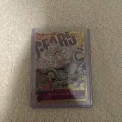 Gear 5 Monkey.D.Luffy SEC OP05-119 and More Rare Cards in Protective Sleeves !! - Image 2