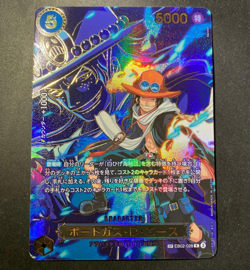 ONE PIECE TCG OP13 Carrying on His Will EB02-028 SP Portgas D. Ace - Image 1