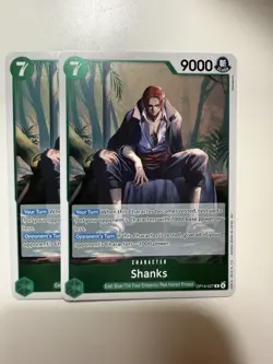 OP14-027 - 2x Shanks (R) - One Piece TCG - English - Image 1