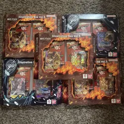 One Piece Illustration Box Vol. 5 & 6 *LOT OF 5*NEW SEALED IN HAND - Image 1