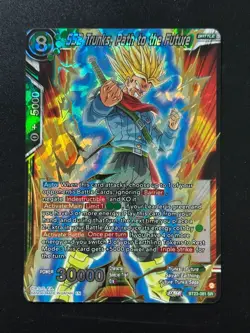 SS2 Trunks Path to the Future SR BT23-081 Foil Dragon Ball Super Card Game -L32 - Image 1
