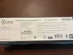 ENGLISH Gundam Trading Card Game FIRST COMBAT [EVX-01] Accessory and Card Set 01 - Image 2