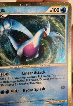 Lugia SL7 Holo Secret Rare Call Of Legends Pokemon Card 2011 MP-HP CONDITION - Image 3