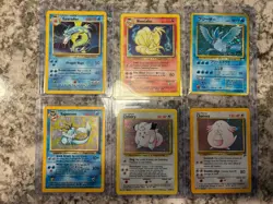 Pokemon Card 6 Holos - Gyrados, Ninetails, Articuno, Vaporeon, Clefairy, Chansey - Image 2