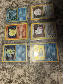 Pokemon Card 6 Holos - Gyrados, Ninetails, Articuno, Vaporeon, Clefairy, Chansey - Image 4