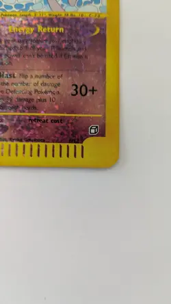 2002 Pokemon Espeon 6/12 BOX TOPPER Jumbo Card Reverse Holo Aquapolis - Image 4