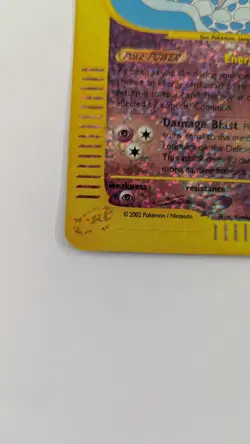 2002 Pokemon Espeon 6/12 BOX TOPPER Jumbo Card Reverse Holo Aquapolis - Image 5