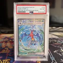 PSA 8 Garchomp EX Special Illustration Rare 245/182 Paradox Rift Pokemon Card - Image 1