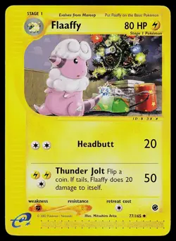 Pokemon Card - Flaaffy Expedition 77/165 Uncommon - Image 1