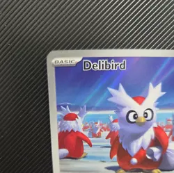 Delibird 152/132 - Mega Evolution Illustration Rare - NM Pokemon Card - Image 2