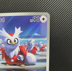 Delibird 152/132 - Mega Evolution Illustration Rare - NM Pokemon Card - Image 3