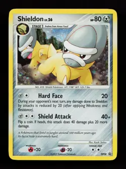 Shieldon DP08 Promo Diamond and Pearl Promos Pokemon Card - Image 1